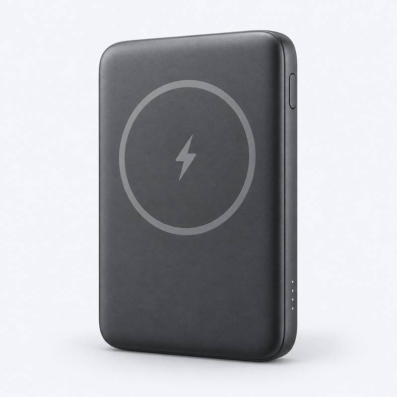 Illustration of a magnetic power bank