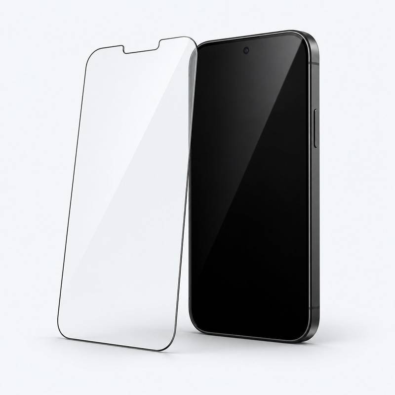 Illustration of a phone screen protector