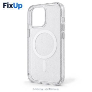 FixUp Glitter MagSafe Clear Case — temporary illustration, main view