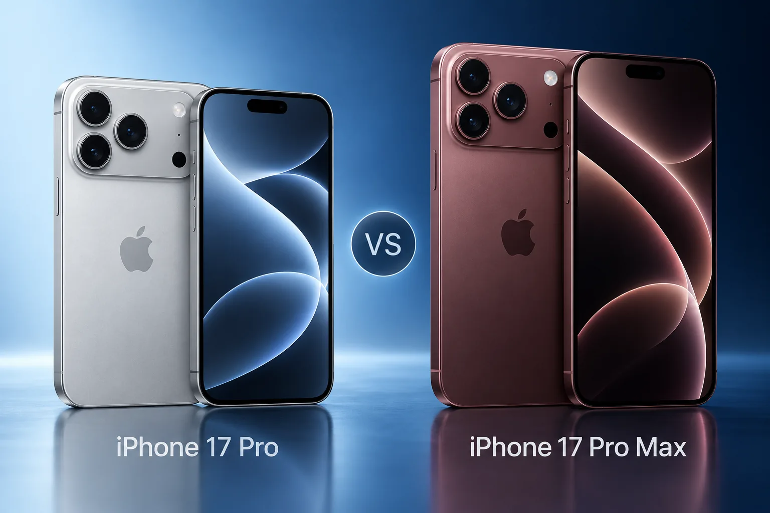 Original illustration: iPhone 17 Pro vs iPhone 17 Pro Max