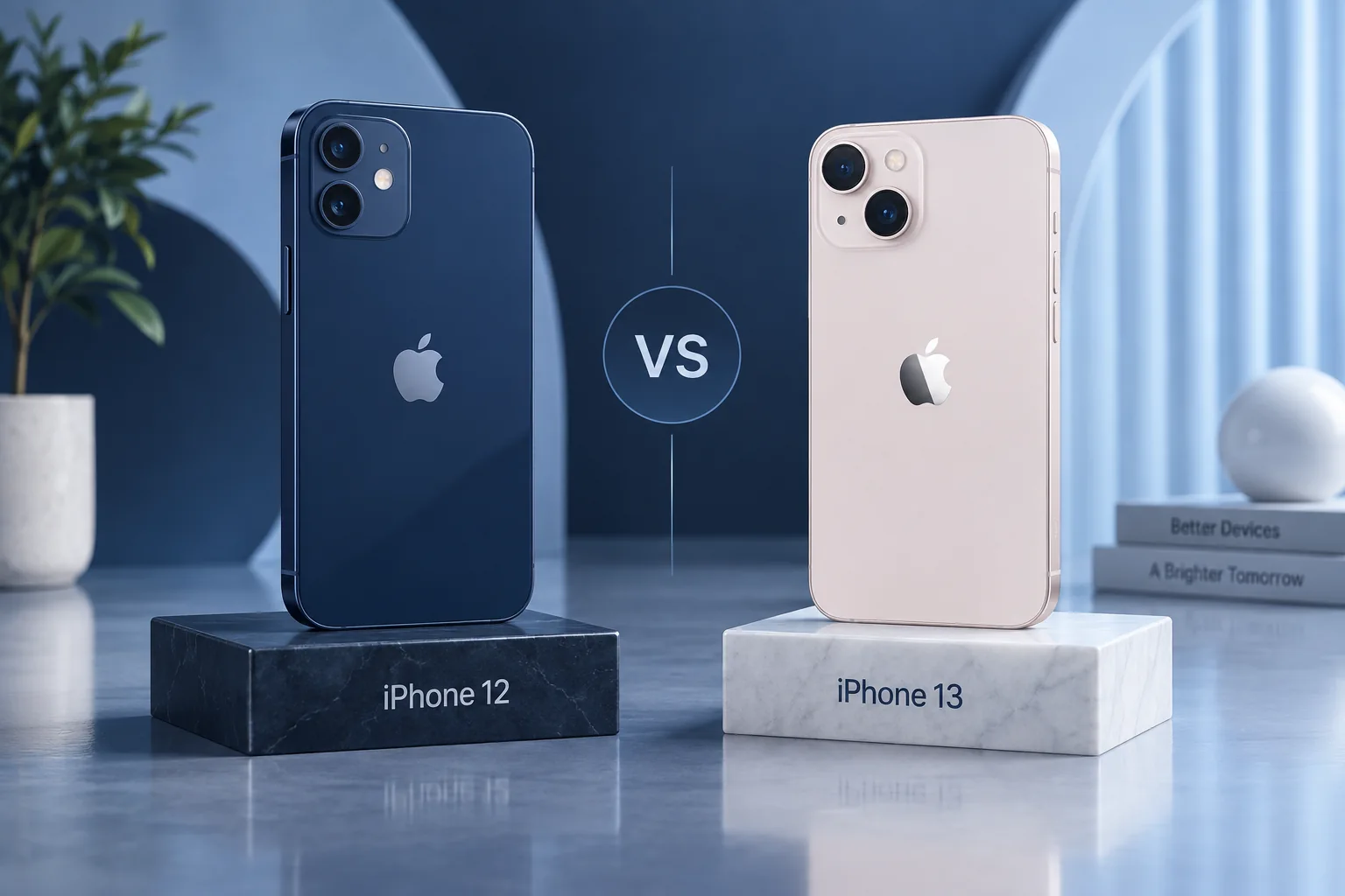 Original illustration: iPhone 12 vs iPhone 13
