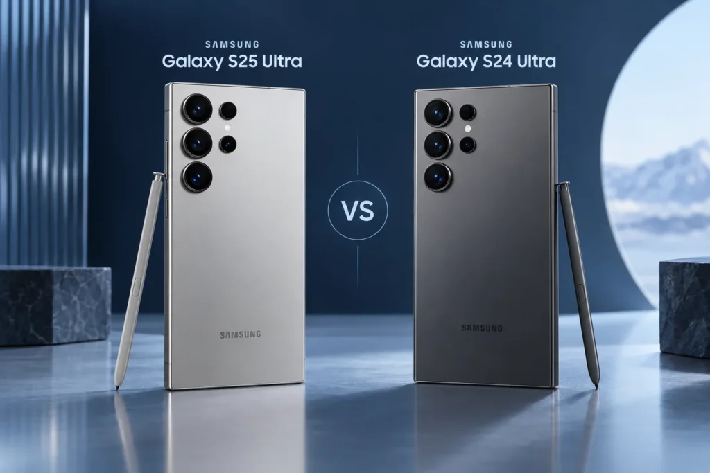 Original editorial illustration: Galaxy S25 Ultra vs Galaxy S24 Ultra